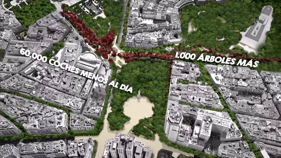 Más árboles y menos coches para el centro de Madrid - El Mundo Ecológico